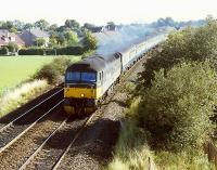 Inverness train heading north from Stirling through Cornton.<br><br>[Ewan Crawford //]