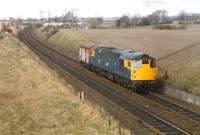 Approaching Rosyth Halt from the north is a 26 and a single wagon. From Charlestown?<br><br>[Ewan Crawford //]