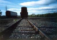 A privately owned 08 at Deanside Transit. Shieldhall yard and M8 to right. Access by kind permission of Deanside Transit.<br><br>[Ewan Crawford //1987]