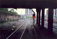 Some time later this was the signal which was passed at danger leading to the Bellgrove crash.<br><br>[Ewan Crawford //1987]