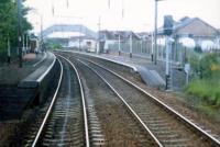 Carluke viewed from a Glasgow bound 303.<br><br>[Ewan Crawford //1987]