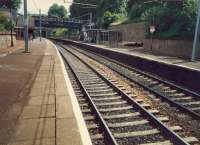 Cambuslang station looking east.<br><br>[Ewan Crawford //1987]