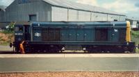 20202 shunts ballast at Rutherglen in 1987.<br><br>[Ewan Crawford //1987]