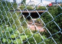 The Burma road emerges from under the closed CGU approach to Shields Station - east end of tunnel.<br><br>[Ewan Crawford //1987]