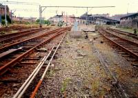 Bridgeton Central following closure as both station and later maintenance depot. Access by kind permission of British Rail.<br><br>[Ewan Crawford //1987]