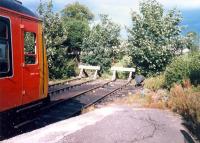 East Kilbride looking east. The line continued east from here to Hamilton. This route was eclipsed by the easier L&A route further north.<br><br>[Ewan Crawford //1987]