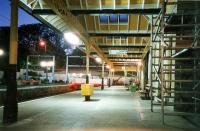 Milngavie station at night.<br><br>[Ewan Crawford //1987]