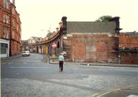 Looking to Saltmarket Junction from the severed approach to St Enoch station.<br><br>[Ewan Crawford //1987]