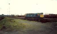 A 27 languishes at Mossend awaiting disposal.<br><br>[Ewan Crawford //1987]