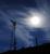 South signalpost at Glenwhilly lit by moonlight.<br><br>[Ewan Crawford //]