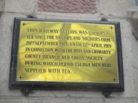 <h4><a href='/locations/D/Dingwall'>Dingwall</a></h4><p><small><a href='/companies/I/Inverness_and_Ross-shire_Railway'>Inverness and Ross-shire Railway</a></small></p><p>Plaque at Dingwall station, seen here on the afternoon of Tuesday, 18th June 2019. 18/20</p><p>18/06/2019<br><small><a href='/contributors/David_Bosher'>David Bosher</a></small></p>