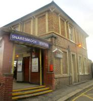 <h4><a href='/locations/S/Snaresbrook'>Snaresbrook</a></h4><p><small><a href='/companies/L/Loughton_Branch_Eastern_Counties_Railway'>Loughton Branch (Eastern Counties Railway)</a></small></p><p>Exterior of Snaresbrook station in east London on Friday the 13th December 2019.   This station was opened by the Eastern Counties Railway on 22nd August 1856 and first served by London Underground Central Line trains on 14th December 1947.<br>See <a target=query href=/queries/closed.html>query 2217</a> 27/30</p><p>13/12/2019<br><small><a href='/contributors/David_Bosher'>David Bosher</a></small></p>