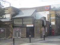 <h4><a href='/locations/W/White_Hart_Lane'>White Hart Lane</a></h4><p><small><a href='/companies/B/Bethnal_Green_to_Edmonton_and_Lea_Valley_Line_Great_Eastern_Railway'>Bethnal Green to Edmonton and Lea Valley Line (Great Eastern Railway)</a></small></p><p>The former east side entrance to White Hart Lane station, now closed and replaced by an enlarged and much improved ticket hall just to the south, on the London Overground Liverpool Street to Enfield Town/Cheshunt line, seen here on 27th September 2019.  The new entrance opened on 26th August 2019 and, since taking this photo, this former entrance has been demolished.  (See my photos, image nos. 1611 and 1615, for views of the new entrance.) 85/189</p><p>27/09/2019<br><small><a href='/contributors/David_Bosher'>David Bosher</a></small></p>