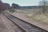 <h4><a href='/locations/E/Earlseat_Loading_Pad'>Earlseat Loading Pad</a></h4><p><small><a href='/companies/L/Leven_Railway'>Leven Railway</a></small></p><p>Looking east towards the former Earlseat Loading Pad which adjoined the Methil branch. The loop and points have been removed and the branch plain-lined, with the coal stocking area and loading area returned to agriculture.  See image <a href='/img/40/284/index.html'>40284</a> for the scene in 2012. 1/43</p><p>14/01/2020<br><small><a href='/contributors/Bill_Roberton'>Bill Roberton</a></small></p>