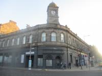 <h4><a href='/locations/L/Leith_Central'>Leith Central</a></h4><p><small><a href='/companies/L/Leith_Central_Branch_North_British_Railway'>Leith Central Branch (North British Railway)</a></small></p><p>The former Leith Central station, closed to passengers in 1952. It later served as a diesel unit depot but is now abandoned, seen here on 21st May 2018. 21/40</p><p>21/05/2018<br><small><a href='/contributors/David_Bosher'>David Bosher</a></small></p>