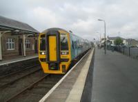 <h4><a href='/locations/P/Porthmadog'>Porthmadog</a></h4><p><small><a href='/companies/A/Aberystwyth_and_Welch_Coast_Railway'>Aberystwyth and Welch Coast Railway</a></small></p><p>The final down Cambrian Coast Line train of the day, from Machynlleth to Pwllheli, arriving at Porthmadog station on the evening of 21st May 2016. 13/43</p><p>21/05/2016<br><small><a href='/contributors/David_Bosher'>David Bosher</a></small></p>
