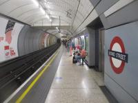 <h4><a href='/locations/B/Bond_Street_LTB'>Bond Street [LTB]</a></h4><p><small><a href='/companies/J/Jubilee_Line_London_Transport_Board'>Jubilee Line (London Transport Board)</a></small></p><p>Stratford-bound platform at Bond Street, in the heart of London's West End, on 29th May 2021. This section of the Jubilee Line opened in 1979 and is an interchange with the Central Line that had opened here 79 years earlier. Eventually, and goodness knows when, Bond Street will also become a Crossrail station but, even when that opens, there are mutterings that its Bond Street station will still not be ready on opening day and may have to open later. 69/138</p><p>29/05/2021<br><small><a href='/contributors/David_Bosher'>David Bosher</a></small></p>