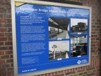 <h4><a href='/locations/U/Upminster_Bridge'>Upminster Bridge</a></h4><p><small><a href='/companies/B/Barking_to_Upminster_Quadrupling_London,_Midland_and_Scottish_Railway'>Barking to Upminster Quadrupling (London, Midland and Scottish Railway)</a></small></p><p>The history of Upminster Bridge station, LU District Line, on the wall of the westbound platform, seen here on 24th June 2021.   It is slightly misleading as the LMSR's Southend services were not electrified in the 1930s, they had to wait until 1962 in BR Eastern Region days, but the LMSR did provide the extra set of tracks, electrified from the outset, between Barking and Upminster for LU District Line trains in 1932.  And all the stations between Bromley-by-Bow and Upminster remained in main line ownership until 1969 as part of British Rail Eastern Region (apart from Barking and Upminster which are still part of the National network), even though some of those stations had not been served by BR trains for seven years while others, like Upminster Bridge, were never served by them at all. 77/138</p><p>25/06/2021<br><small><a href='/contributors/David_Bosher'>David Bosher</a></small></p>