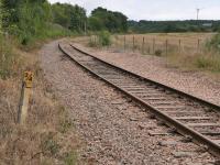 <h4><a href='/locations/E/Earlseat_Loading_Pad'>Earlseat Loading Pad</a></h4><p><small><a href='/companies/L/Leven_Railway'>Leven Railway</a></small></p><p>Looking east from the Double Dykes level crossing towards the site of the Earlseat coal loading pad in August 2021. This was in use between 2012 and around 2015 <a href='/img/40/284/index.html'>40284</a>. Track and landscape have reverted to their former state.  The first mile (at least) of the Methil branch remains in place. 42/43</p><p>31/08/2021<br><small><a href='/contributors/Bill_Roberton'>Bill Roberton</a></small></p>