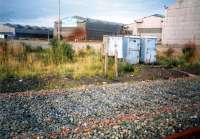 Part of Gartcosh Steelworks from the south-west in 1987. I was an employee of BSC at the time. [With kind permission of British Steel Corporation.]<br><br>[Ewan Crawford //1987]