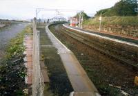 Craigendoran looking west. Line singled 3 years previously. Bay platform for pier was to left.<br><br>[Ewan Crawford //1987]