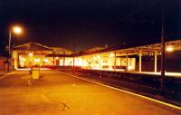 Looking to the buffers at Largs in 1987. View greatly enhanced by eejit to the left.<br><br>[Ewan Crawford //1987]