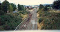 This was the junction for Fairlie Pier. It still serves an Admiralty siding. Note that the Largs Branch had only just been singled.<br><br>[Ewan Crawford //1987]