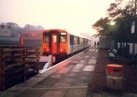 New Sprinter waits to return to Edinburgh in the fog at North Berwick.<br><br>[Ewan Crawford //1987]