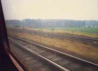 View of Monktonhall Junction from eastbound (and with somewhat dirty windows) DMU.<br><br>[Ewan Crawford //1987]