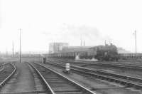 'Crab' 42880 with empty mineral wagons at Falkland Junction, Ayr, in September 1963.<br><br>[John Robin 30/09/1963]