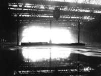 Looking across the concourse and out over platform 6 from within the dark, wet shell of Edinburgh's Princes Street station in November 1969. <br><br>[John Furnevel 11/11/1969]