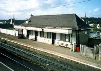 Fine Caledonian building at Bellshill station.<br><br>[Ewan Crawford //1987]