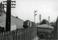 D8502 leaves Pollokshaws North and goes under the Cathcart Circle.<br><br>[John Robin 13/06/1963]