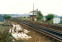 Larbert Junction looking south. Access by kind permission of British Rail.<br><br>[Ewan Crawford //1988]