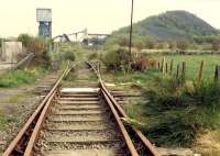 Polmaise Colliery from the west. Access by kind permission of NCB.<br><br>[Ewan Crawford //1988]