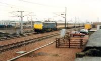 Glasgow bound passing through Carstairs at speed.<br><br>[Ewan Crawford //1988]