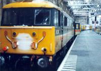 Cold out? Arrival at Glasgow Central from the south.<br><br>[Ewan Crawford //1988]