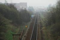 From left to right; distllery headshunt, line from Barrhead, [and then in the trees] stub of line from Dalry, Long Lyes Sidings.<br><br>[Ewan Crawford //2005]