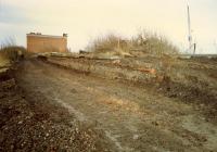 Sustrans turned many old railways into walkways and cycleways, but items of interest along the route didnt always survive intact. Whiteinch Riverside looking east.<br><br>[Ewan Crawford //1988]