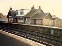 The Glasgow bound station building.<br><br>[Ewan Crawford //1988]