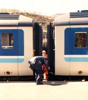 Part of the ways. Crianlarich; left (rear) section for Fort William and Mallaig, right section for Oban.<br><br>[Ewan Crawford //1990]