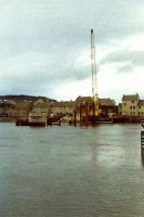 Replacement work on the west side of the collapsed Ness Viaduct.<br><br>[Ewan Crawford //]