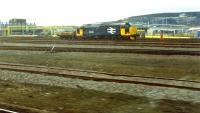 37 416 shunting PW wagons at Millburn.<br><br>[Ewan Crawford //]