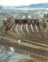 Carriage cleaning sidings at Inverness. Now out of use.<br><br>[Ewan Crawford //]