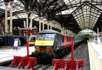 90014 at the rear of a push-pull service to Norwich awaiting its departure time at London's Liverpool Street station on 19 September 2006.<br><br>[John Furnevel 19/09/2006]