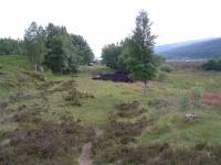 Looking to Rannoch station from the end of the long siding. The West Highland line is on the right.<br><br>[Ewan Crawford //]