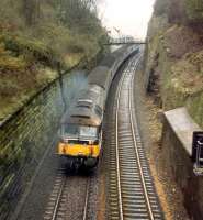 A 477 from Aberdeen takes the Glasgow road at Hilton Junction.<br><br>[Ewan Crawford //1988]