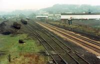 Looking south towards Moncrieffe Tunnel. Perth MPD was on the right.<br><br>[Ewan Crawford //1988]