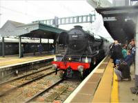 <h4><a href='/locations/D/Didcot_Parkway'>Didcot Parkway</a></h4><p><small><a href='/companies/G/Great_Western_Railway'>Great Western Railway</a></small></p><p>LNER Class A3 4-6-2 'Pacific' 60103 Flying Scotsman making a photo and final pick-up stop on The Railway Touring Company's re-scheduled railtour from Paddington to Worcester Shrub Hill, at Didcot Parkway at 08.29 on Saturday, 5th March 2022.  130/132</p><p>05/03/2022<br><small><a href='/contributors/David_Bosher'>David Bosher</a></small></p>