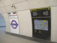 <h4><a href='/locations/T/Tottenham_Court_Road_EL'>Tottenham Court Road [EL]</a></h4><p><small><a href='/companies/E/Elizabeth_Line'>Elizabeth Line</a></small></p><p>Elizabeth Line eastbound platform at Tottenham Court Road on the First Day of Service, Tuesday, 24th May 2022. An interchange with the Central and Northern Lines but beware! If you are travelling towards Paddington and want to change here for the Underground, DO NOT go in the last carriage of the Elizabeth Line train or you will find you are confronted with a lengthy walk along the platform and then a considerable distance further to the tube lines. I found this to my cost when changing  to go home after my visit, along with a quarter of a million others, on the opening day 161/189</p><p>24/05/2022<br><small><a href='/contributors/David_Bosher'>David Bosher</a></small></p>